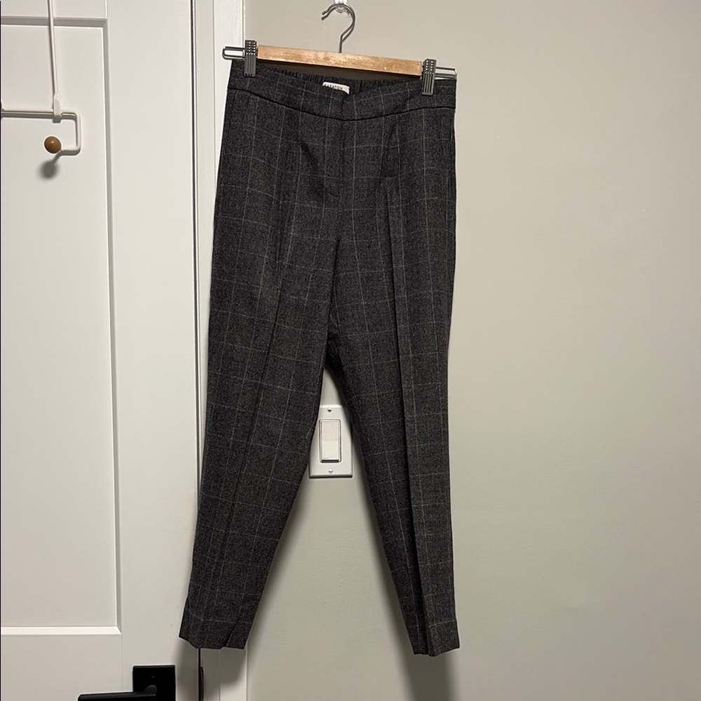 NWOT Babaton Gray Plaid Pants